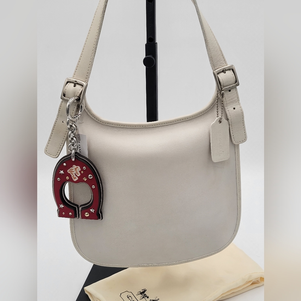 Coach VINTAGE Legacy Slim Saddle Flap Crossbody, EUC Authentic. Omit red charm.